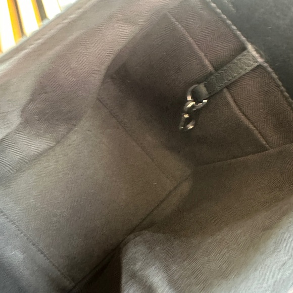 Loewe NEW NWT Black Leather Hammock Compact Shoulder Bag - Picture 8 of 12